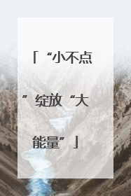 “小不点”绽放“大能量”