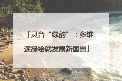 灵台“绿韵”：多维逐绿绘就发展新图景