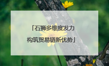 石狮多维度发力 构筑贸易链新优势