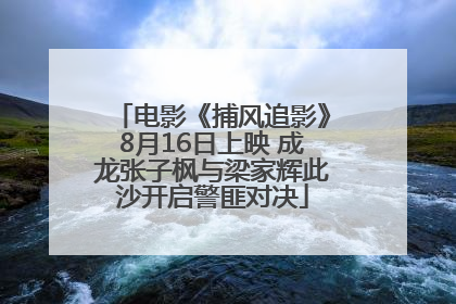 电影《捕风追影》8月16日上映 成龙张子枫与梁家辉此沙开启警匪对决