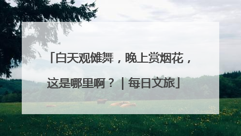 白天观傩舞，晚上赏烟花，这是哪里啊？｜每日文旅