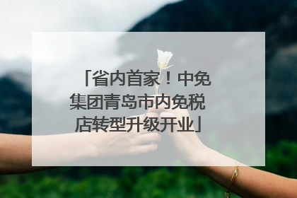 省内首家！中免集团青岛市内免税店转型升级开业