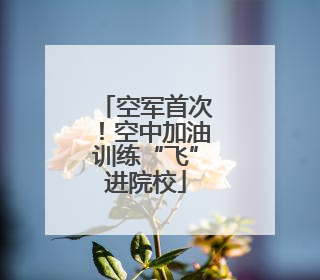 空军首次！空中加油训练“飞”进院校