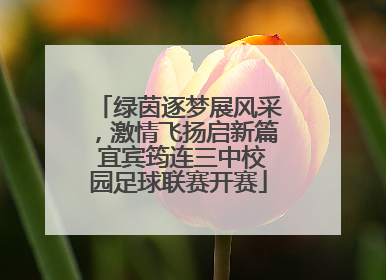 绿茵逐梦展风采，激情飞扬启新篇 宜宾筠连三中校园足球联赛开赛