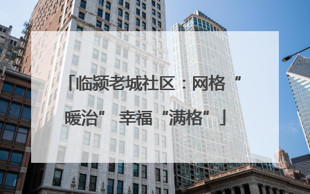 临颍老城社区：网格“暖治” 幸福“满格”