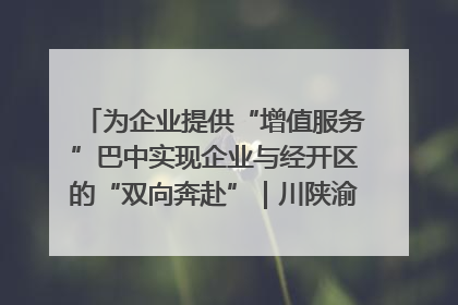 为企业提供“增值服务”巴中实现企业与经开区的“双向奔赴”｜川陕渝网络名人巴中行
