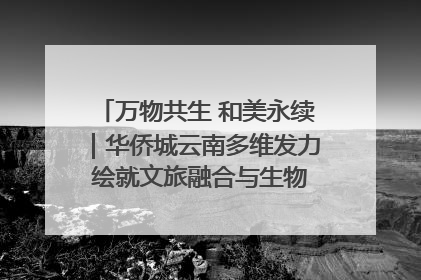 万物共生 和美永续｜华侨城云南多维发力 绘就文旅融合与生物多样性保护新图景