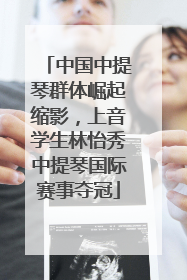 中国中提琴群体崛起缩影，上音学生林怡秀中提琴国际赛事夺冠