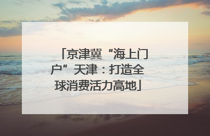 京津冀“海上门户”天津：打造全球消费活力高地
