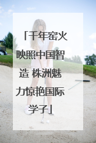 千年窑火映照中国智造 株洲魅力惊艳国际学子