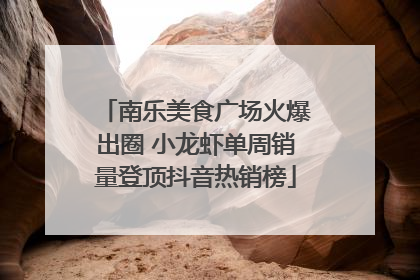 南乐美食广场火爆出圈 小龙虾单周销量登顶抖音热销榜
