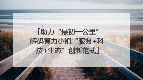 助力“最初一公里” 解码算力小镇“服务+科技+生态”创新范式