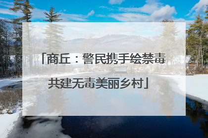 商丘：警民携手绘禁毒 共建无毒美丽乡村