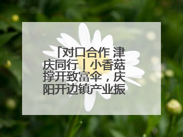 对口合作 津庆同行丨小香菇撑开致富伞，庆阳开边镇产业振兴有“蘑”力