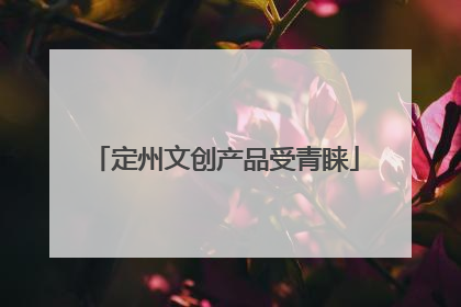 定州文创产品受青睐