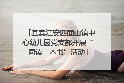 宜宾江安四面山镇中心幼儿园党支部开展“同读一本书”活动