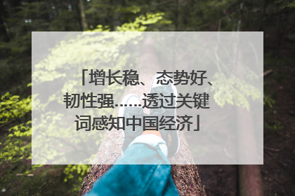 增长稳、态势好、韧性强……透过关键词感知中国经济
