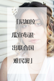 尼加拉瓜宣布退出联合国难民署