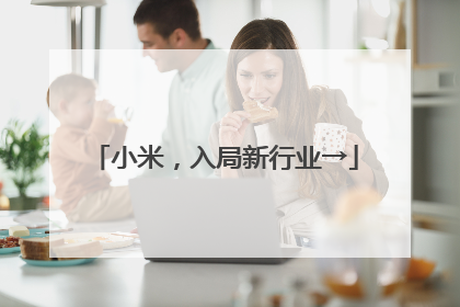 小米，入局新行业→