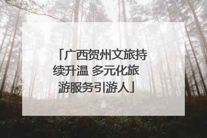 广西贺州文旅持续升温 多元化旅游服务引游人