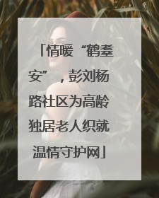 情暖“鹤耋安”，彭刘杨路社区为高龄独居老人织就温情守护网