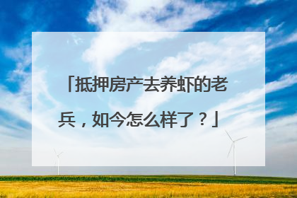 抵押房产去养虾的老兵，如今怎么样了？