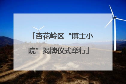 杏花岭区“博士小院”揭牌仪式举行