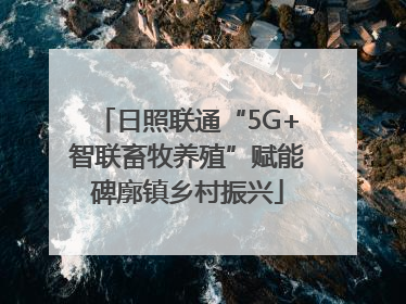 日照联通“5G+智联畜牧养殖”赋能碑廓镇乡村振兴