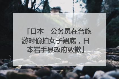 日本一公务员在台旅游时偷拍女子裙底，日本岩手县政府致歉