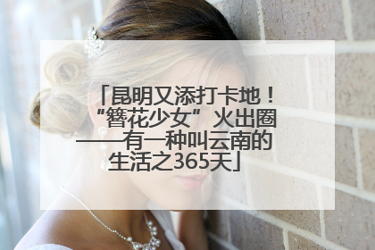 昆明又添打卡地！“簪花少女”火出圈——有一种叫云南的生活之365天