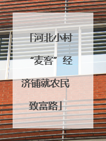 河北小村“麦客”经济铺就农民致富路