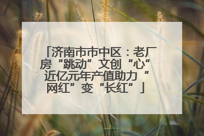 济南市市中区：老厂房“跳动”文创“心” 近亿元年产值助力“网红”变“长红”