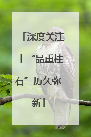 深度关注丨“品重柱石”历久弥新