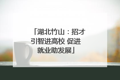 湖北竹山：招才引智进高校 促进就业助发展