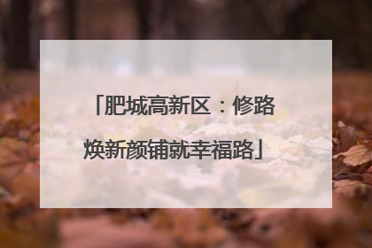 肥城高新区：修路焕新颜铺就幸福路