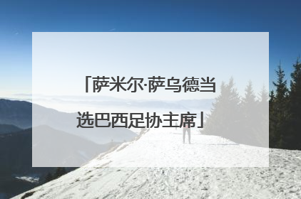 萨米尔·萨乌德当选巴西足协主席