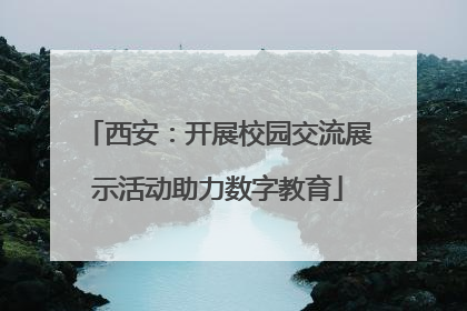 西安：开展校园交流展示活动助力数字教育