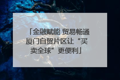 金融赋能 贸易畅通 厦门自贸片区让“买卖全球”更便利