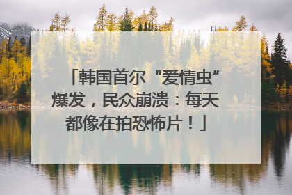 韩国首尔“爱情虫”爆发，民众崩溃：每天都像在拍恐怖片！