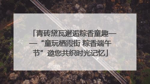 青砖黛瓦邂逅粽香童趣——“童玩栖霞街 粽香端午节”邀您共织时光记忆