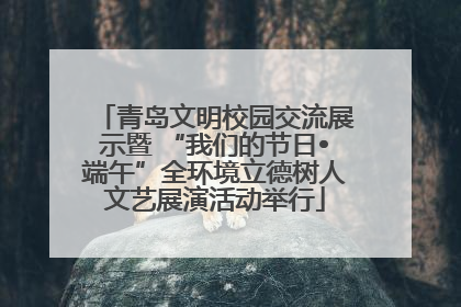 青岛文明校园交流展示暨 “我们的节日•端午”全环境立德树人文艺展演活动举行