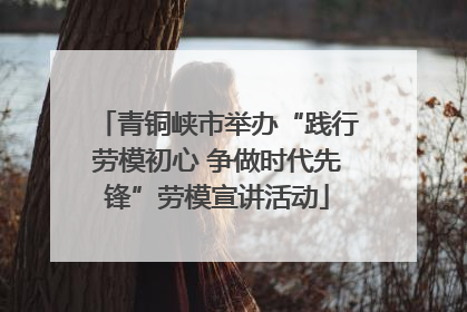 青铜峡市举办“践行劳模初心 争做时代先锋”劳模宣讲活动