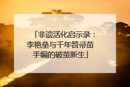 非遗活化启示录：李艳垒与千年笤帚苗手编的破茧新生