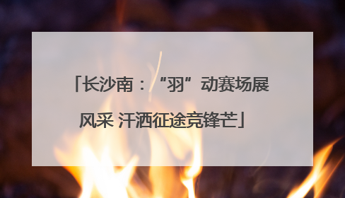 长沙南：“羽”动赛场展风采 汗洒征途竞锋芒