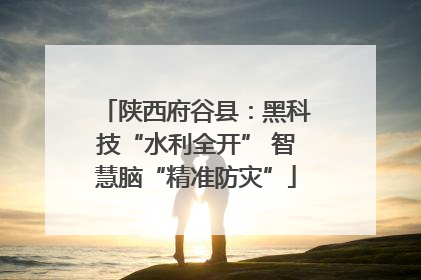 陕西府谷县：黑科技“水利全开” 智慧脑“精准防灾”