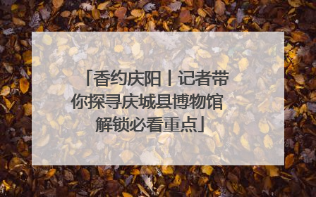 香约庆阳丨记者带你探寻庆城县博物馆 解锁必看重点