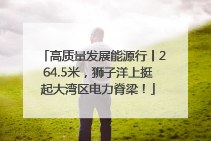 高质量发展能源行丨264.5米，狮子洋上挺起大湾区电力脊梁！