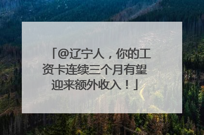 @辽宁人，你的工资卡连续三个月有望迎来额外收入！