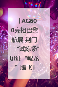AG600亮相巴黎航展 荆门“试炼场”见证“鲲龙”腾飞
