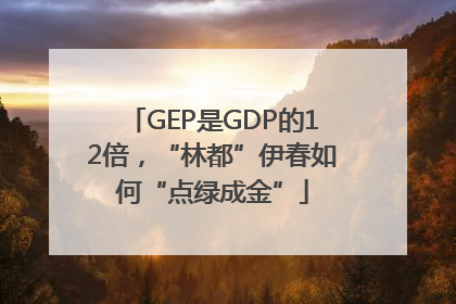GEP是GDP的12倍，“林都”伊春如何“点绿成金”